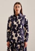 NU 20% KORTING: seidensticker Overhemdblouse Zwarte roos Lange mouwen ...