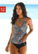 Venice Beach Beugeltankini met gedessineerde print