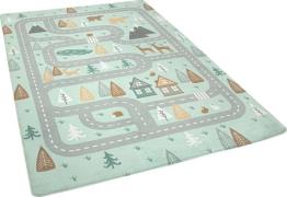 Paco Home Kindervloerkleed Chicos 550 Platweefsel, straten-speelkleed,...