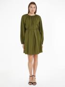 NU 20% KORTING: Tommy Hilfiger Blousejurk TEXTURED MODAL SHORT DRESS