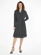 NU 20% KORTING: Tommy Hilfiger Blousejurk FLUID VISCOSE CREPE KNEE DRE...