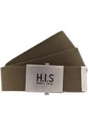 NU 20% KORTING: H.I.S Stoffen riem Geweven riem met H.I.S-logo op de k...