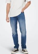 NU 20% KORTING: ONLY & SONS 5-pocket jeans ONSAVI COMFORT L. BLUE 4934...