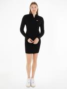 TOMMY JEANS Gebreide jurk TJW BADGE ZIP SWEATER DRESS