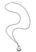 Firetti Lange ketting Ketting zwart-wit look met zirkoon (synthetisch)