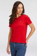 TOMMY JEANS Shirt met ronde hals TJW SOFT JERSEY TEE met tommy jeans-m...