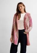 NU 20% KORTING: Cecil Capuchonvest Open Cosy Jacquard Cardigan In Long...