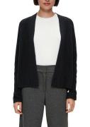 s.Oliver BLACK LABEL Cardigan met plat striklint bij de halsopening aa...