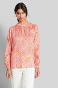 NU 20% KORTING: Bugatti Blouse met lange mouwen met elegante rimpeling...