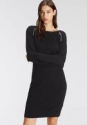 NU 20% KORTING: Tamaris Gebreide jurk met rits - nieuwe collectie