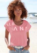 NU 20% KORTING: Elbsand T-shirt gemaakt van zachte jersey, shirt met k...