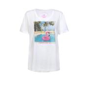 Lieblingsstück T-shirt CatalinaL met grote, zomerse print op de voorka...