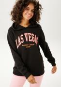 Aniston CASUAL Sweatshirt met geborduurd "las vegas" detail - nieuwe c...