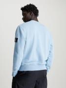 NU 25% KORTING: Calvin Klein Sweatshirt WASHED BADGE CREW NECK