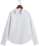 Gant Overhemdblouse REG POPLIN STRIPED SHIRT met een klein geborduurd ...