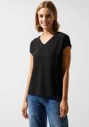 NU 20% KORTING: STREET ONE Shirttop met gestructureerd voorpand