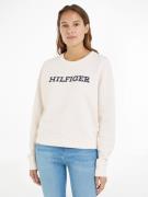 Tommy Hilfiger Sweatshirt REG MONOTYPE EMB SWEATSHIRT met opvallend ge...