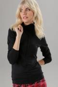 NU 20% KORTING: Aniston SELECTED Shirt met lange mouwen met col en bie...