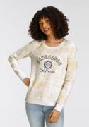KangaROOS Sweatshirt met trendy all-over print in inca-look & logoprin...