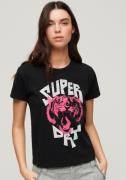NU 20% KORTING: Superdry Shirt met korte mouwen LO-FI ROCK GRAPHIC FIT...