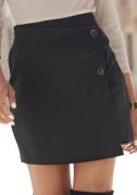 Buffalo Broekrok in wikkellook met sierknopen, skort, casual-chic, ele...