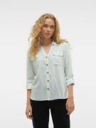 NU 25% KORTING: Vero Moda Overhemdblouse VMBUMPY L/S SHIRT NEW WVN GA ...