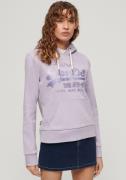 NU 20% KORTING: Superdry Hoodie METALLIC VL GRAPHIC HOODIE