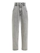 NU 20% KORTING: Calvin Klein Straight jeans BARREL STONE LIGHT GREY vo...