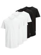 Jack & Jones T-shirt NOA TEE CREW NECK 5PK (5-delig, Set van 5)