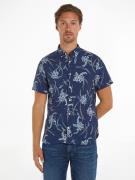 Tommy Hilfiger Linnen overhemd met tropische print