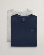 NU 20% KORTING: Gant T-shirt C-NECK T-SHIRT 2-PACK van bijzonder zacht...