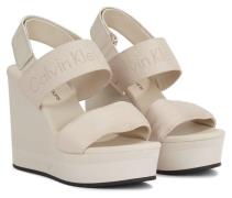 Calvin Klein Sleehaksandaaltjes WEDGE SANDAL WEBBING IN MR