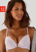 Lascana Push-up-bh met sexy bandjes aan de voorkant, lingerie