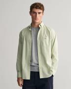 Gant Overhemd met lange mouwen Regular fit poplin overhemd licht slijt...