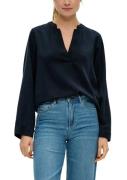 NU 20% KORTING: s.Oliver Blouse met lange mouwen met een diepe v-hals