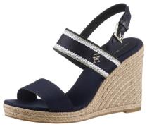 Tommy Hilfiger Sleehaksandaaltjes WEBBING HIGH WEDGE SANDAL