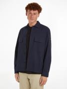 Calvin Klein Overhemd met lange mouwen COTTON NYLON OVERSHIRT met opge...