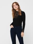 NU 20% KORTING: Only Kanten shirt ONLTILDE L/S HIGH NECK LACE TOP JRS