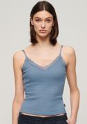 NU 20% KORTING: Superdry Tanktop SU-ESSENTIAL LACE TRIM CAMI