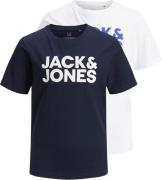 Jack & Jones Junior Shirt met ronde hals JJECORP LOGO TEE SS CREW NE 2...