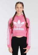 NU 20% KORTING: adidas Originals Hoodie ADICOLOR CROPPED HOODIE