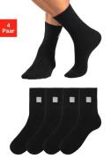 NU 20% KORTING: Bench. Basic sokken met geweven label (set, 4 paar)