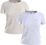 TOMMY JEANS Shirt met ronde hals TJW 2PACK SOFT JERSEY TEE met tommy j...