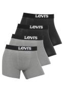 Levi's® Boxershort Heren Solid Logo Boxer 4-pack (Set van 4)
