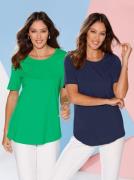 NU 20% KORTING: Classic Basics Lang shirt Set van 2 shirts (1-delig)