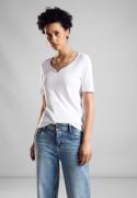 NU 20% KORTING: STREET ONE T-shirt in unikleur