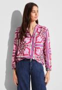 NU 20% KORTING: STREET ONE Blouse met lange mouwen met grafisch patroo...