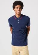 NU 20% KORTING: Wrangler Poloshirt met logoborduursel op borsthoogte