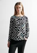 NU 20% KORTING: Cecil Blouse met lange mouwen met all-over print