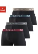 Buffalo Boxershort van katoenmix (set, 4 stuks)